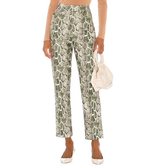 Song of Style Pants - Revolve Song of Style Maud Faux Leather Pant Green